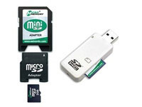 Micro memory MMMICROSD/2GB-2ADAPT-READER